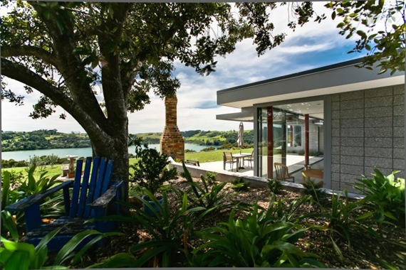 新西兰海边帐篷概念的小别墅