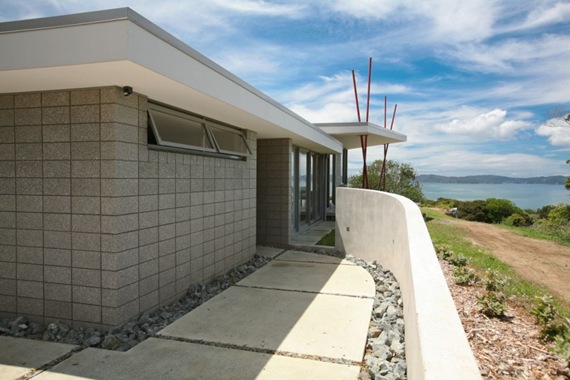 新西兰海边帐篷概念的小别墅