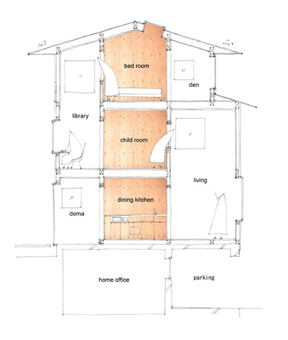 腹宅-日本最新小住宅设计2