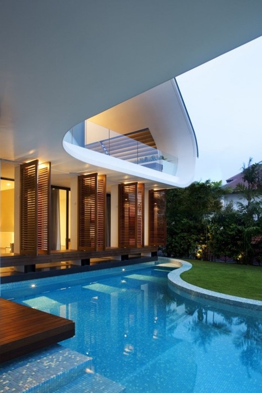 新加坡别墅设计-山顶俯瞰别墅